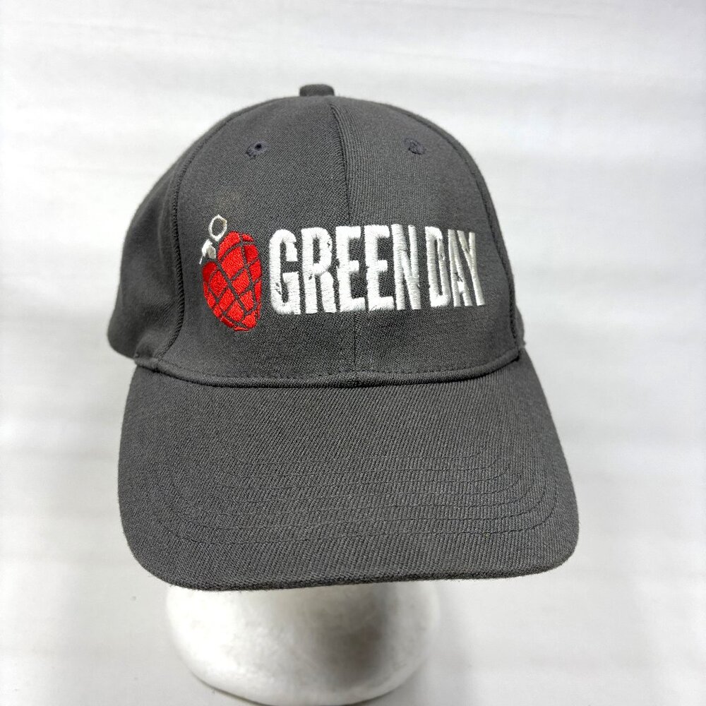 VTG Y2K Green Day American Idiot Gray Bio-Domes Wool Blend Cap Hat OSFM